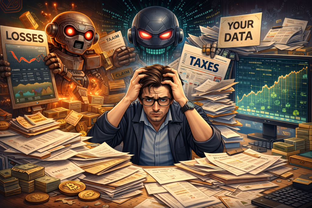 Tax Season Nightmares in Crypto: Bots That Harvest Losses vs. Ones That Just Harvest Your Data